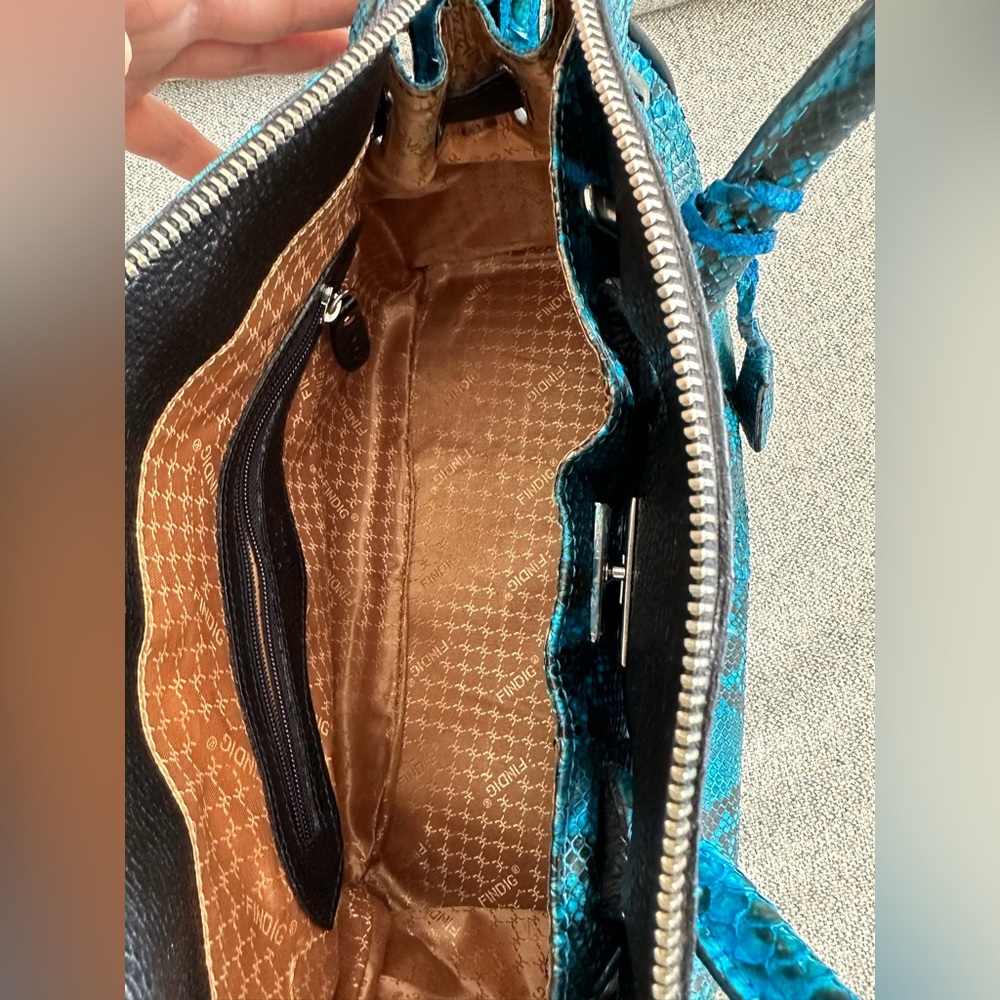 Genuine python skin bag - Picture 4 of 6